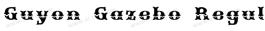 Guyon Gazebo Regular字体转换